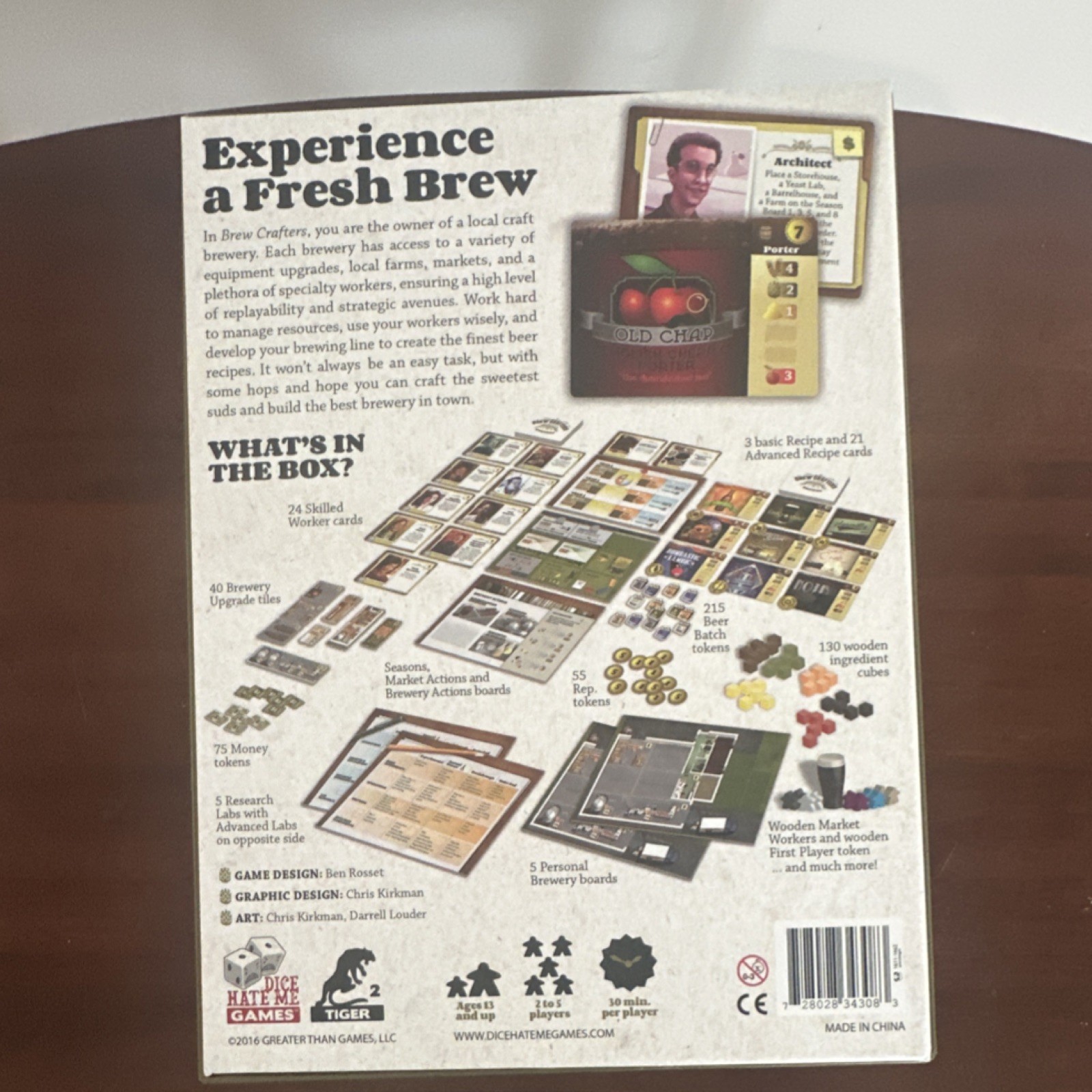 Greater Than Games Brew Crafters Board Game, Ages 13+, Players 2+, Strategy