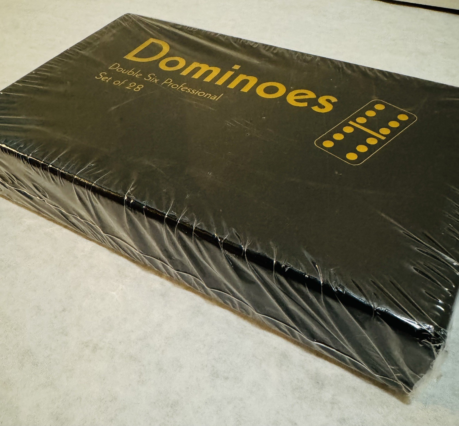 Dominoes Double 6 Six Professional Size Ivory Color Tile