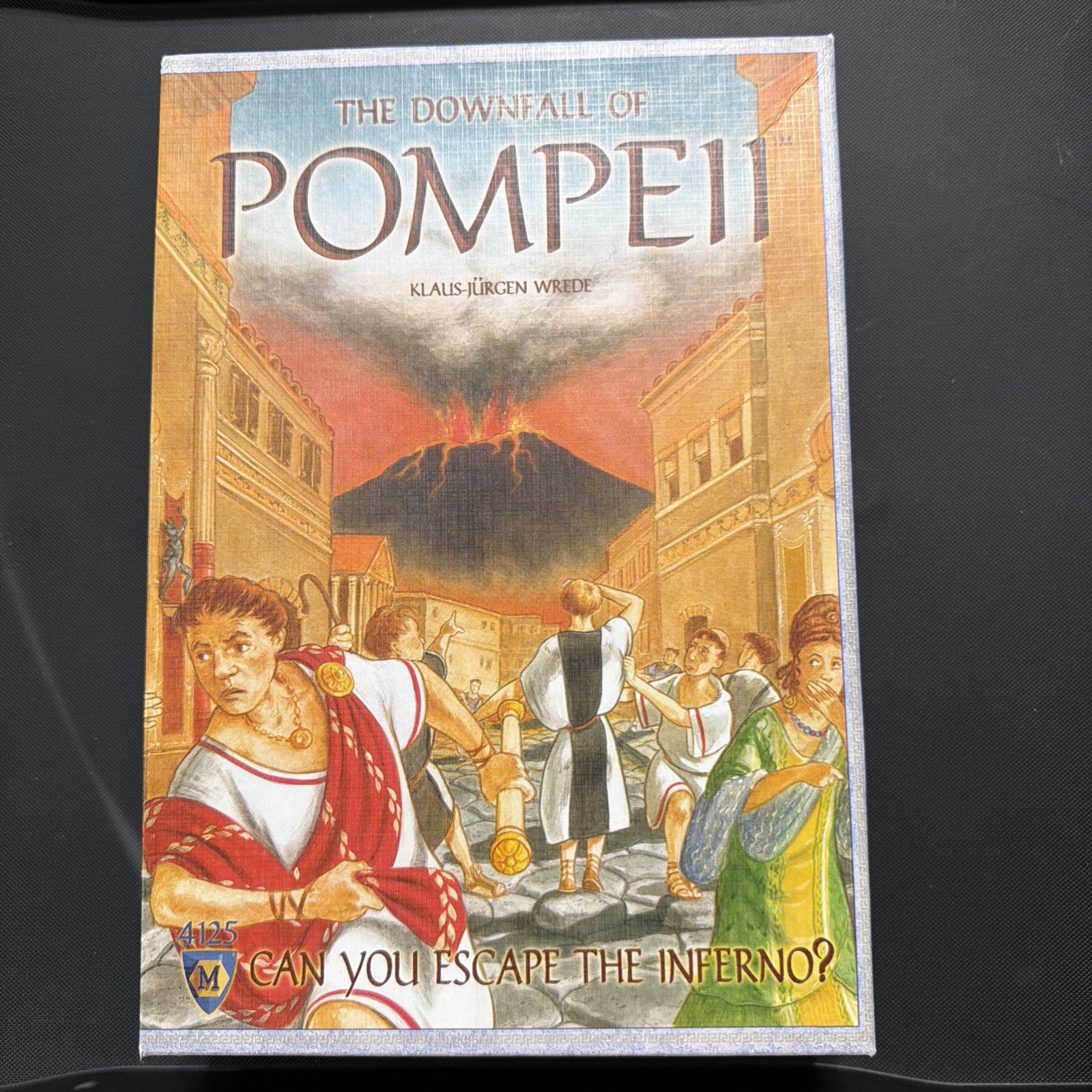 The Downfall of Pompeii Mayfair Games 2013 Player pieces missing see description