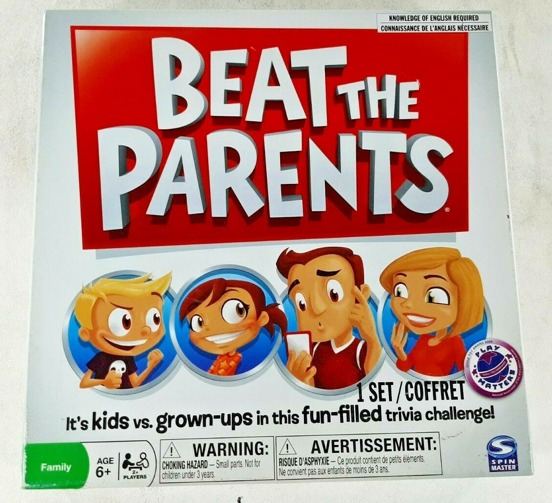 Beat The Parents It’s kids vs. grown-ups trivia challenge! by Spinmaster