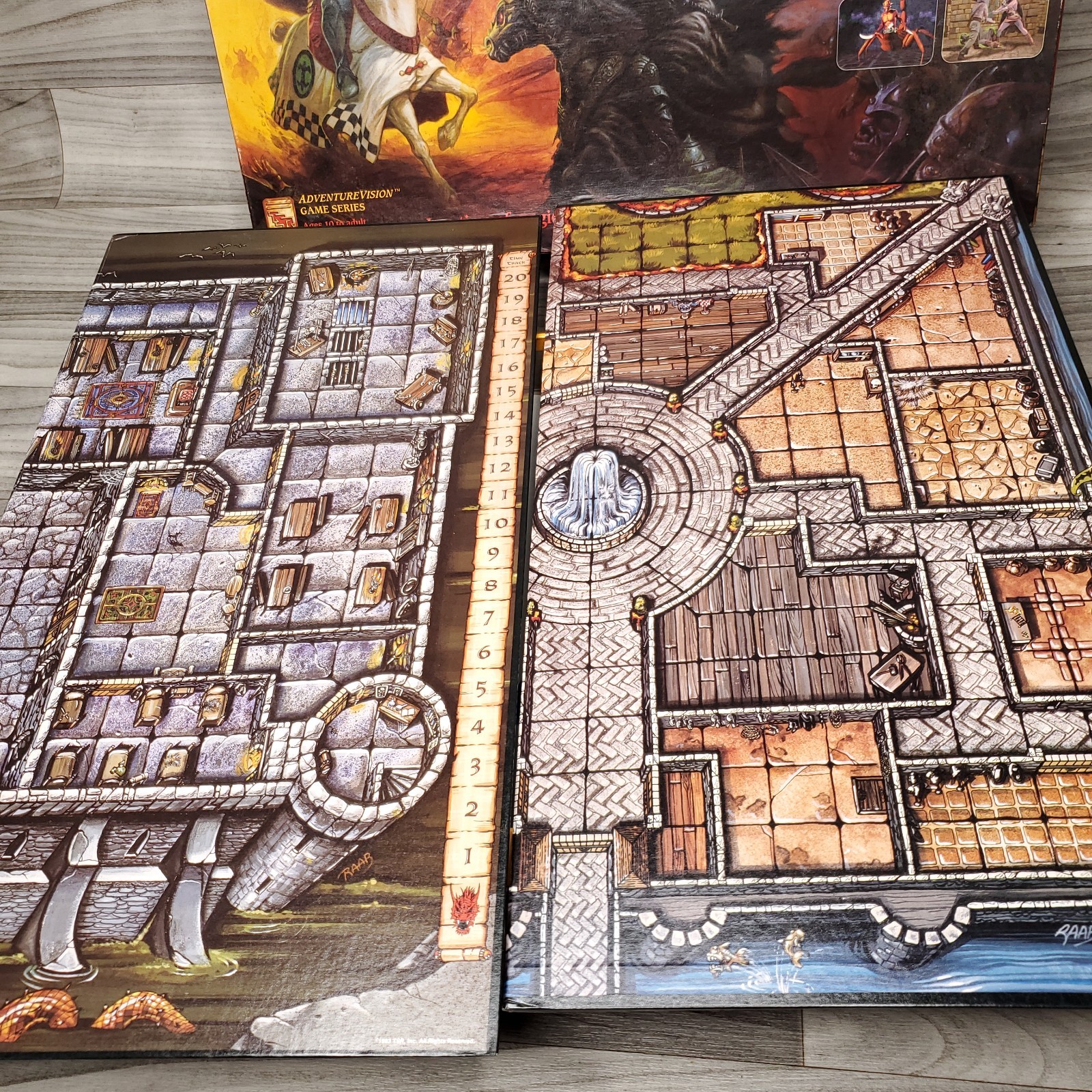 Dragon Strike Board Game 1993 VTG TSR Dungeons & Dragons *Incomplete Unpunched*
