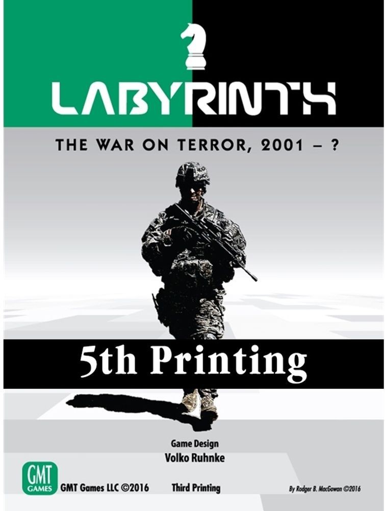 Labyrinth The War on Terror 5th Printing by GMT Games Brand New