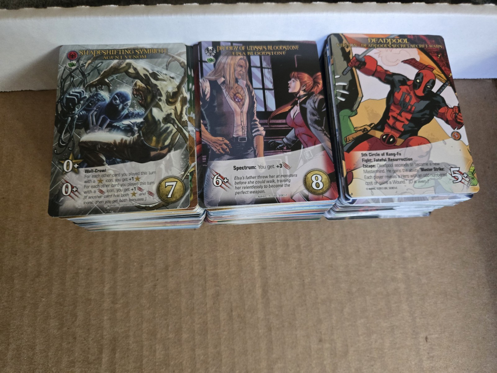 Upper Deck Marvel Legendary Secret Wars Vol. 2 – MINT – COMPLETE – NO BOX