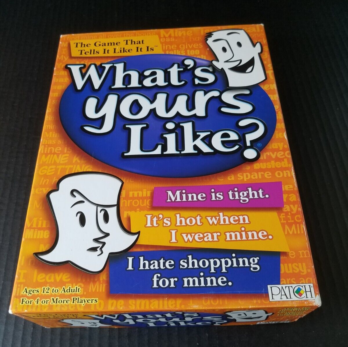 Patch Products What’s Yours Like? Board Game The Game That Tells It Like It Is