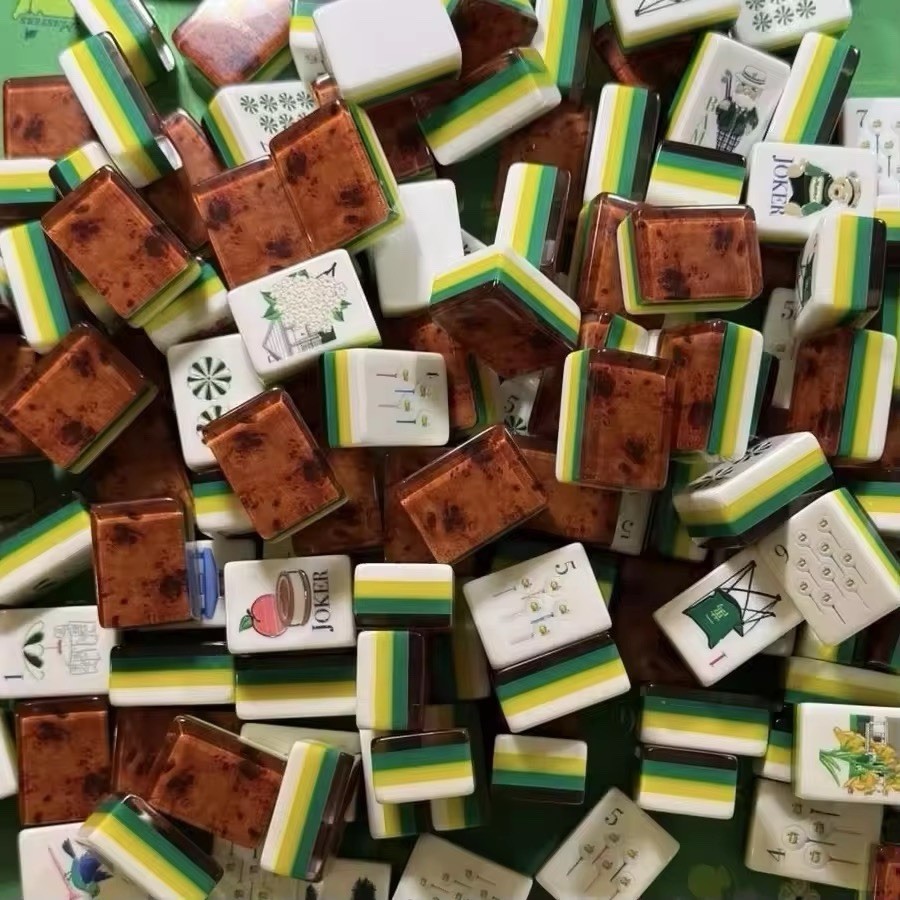 Masters Mahjong 2026 Tile Set American Mahjong Tiles Only, Golf Themed Game