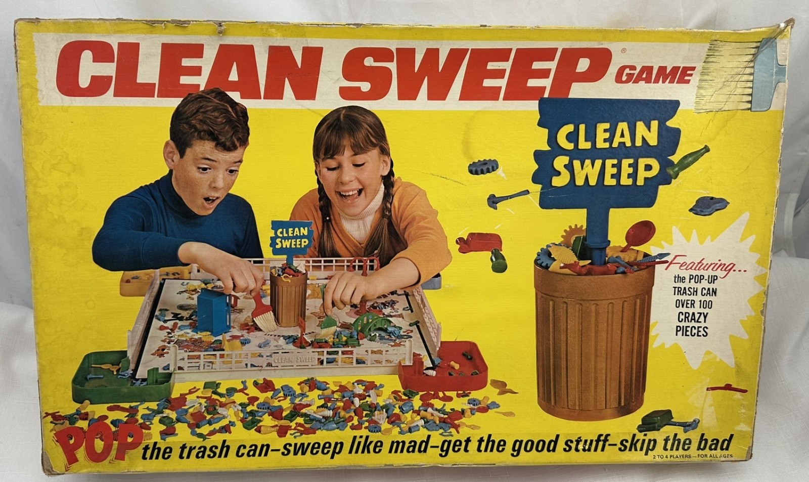 1967 Clean Sweep Game by Schaper Complete in Good Condition FREE SHIPPING