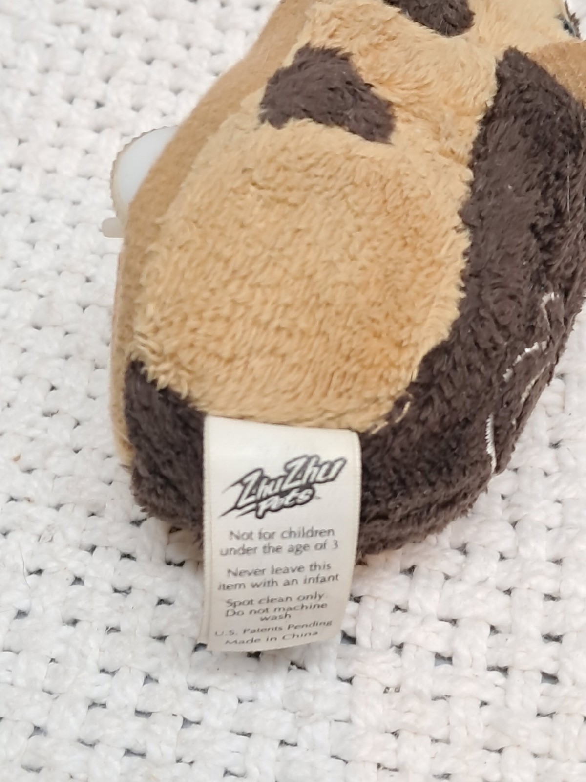 Zhu Zhu Pets brown tan colored pink nose Electronic Hamster 2008 New batteries