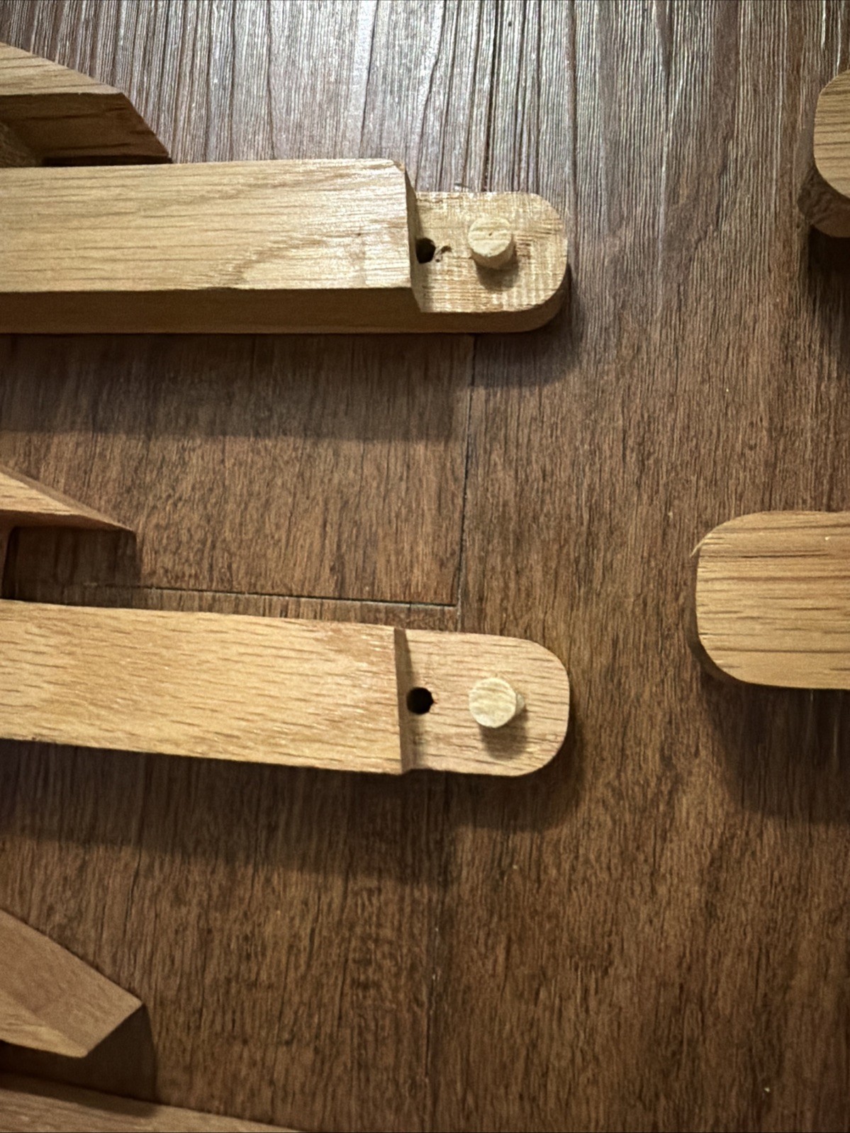 Pegs and Jokers Board Game Set 2 to 8 Players Handcrafted Wood And 40 Pegs