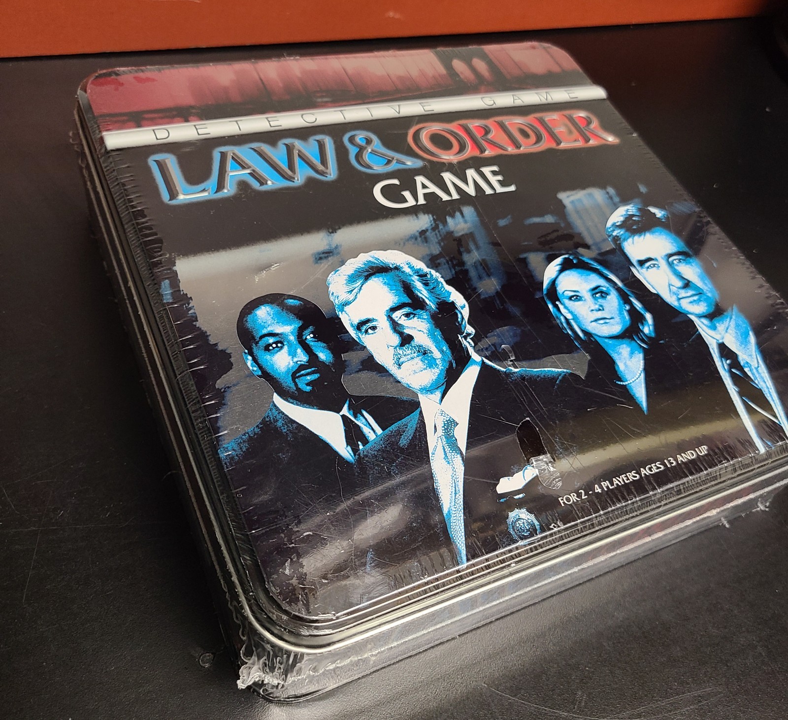 Law & Order Detective Game In Tin Box COMPLETE – Cardinal