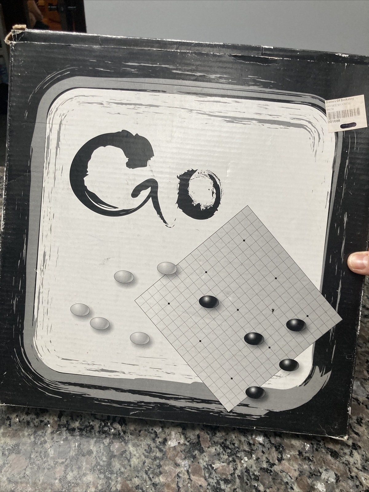 WE Games Wooden GO Game – 12 Inch Board Complete Pieces