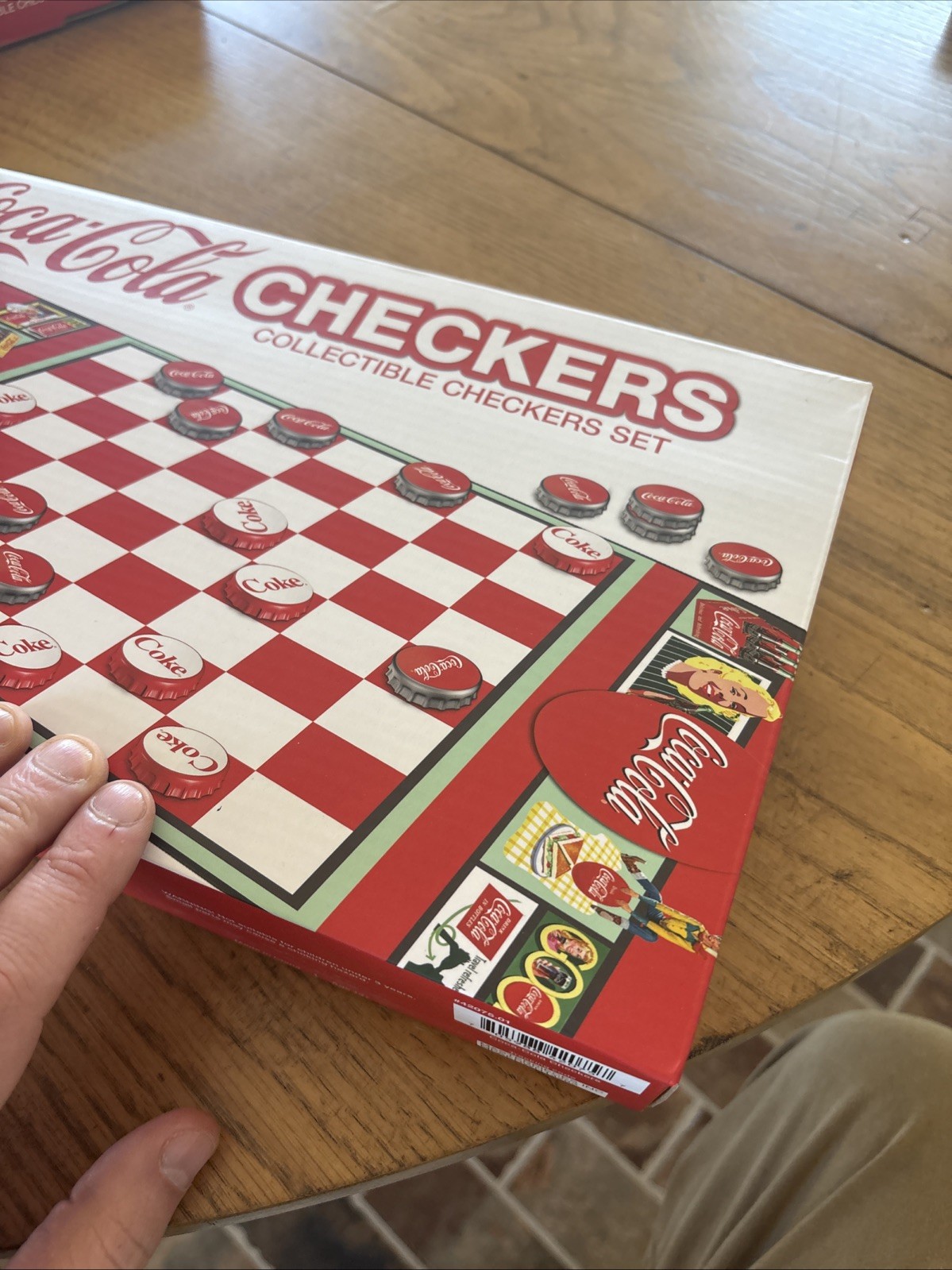 MasterPieces – Coca-Cola – Officially Licensed Checkers Board Game Brand New