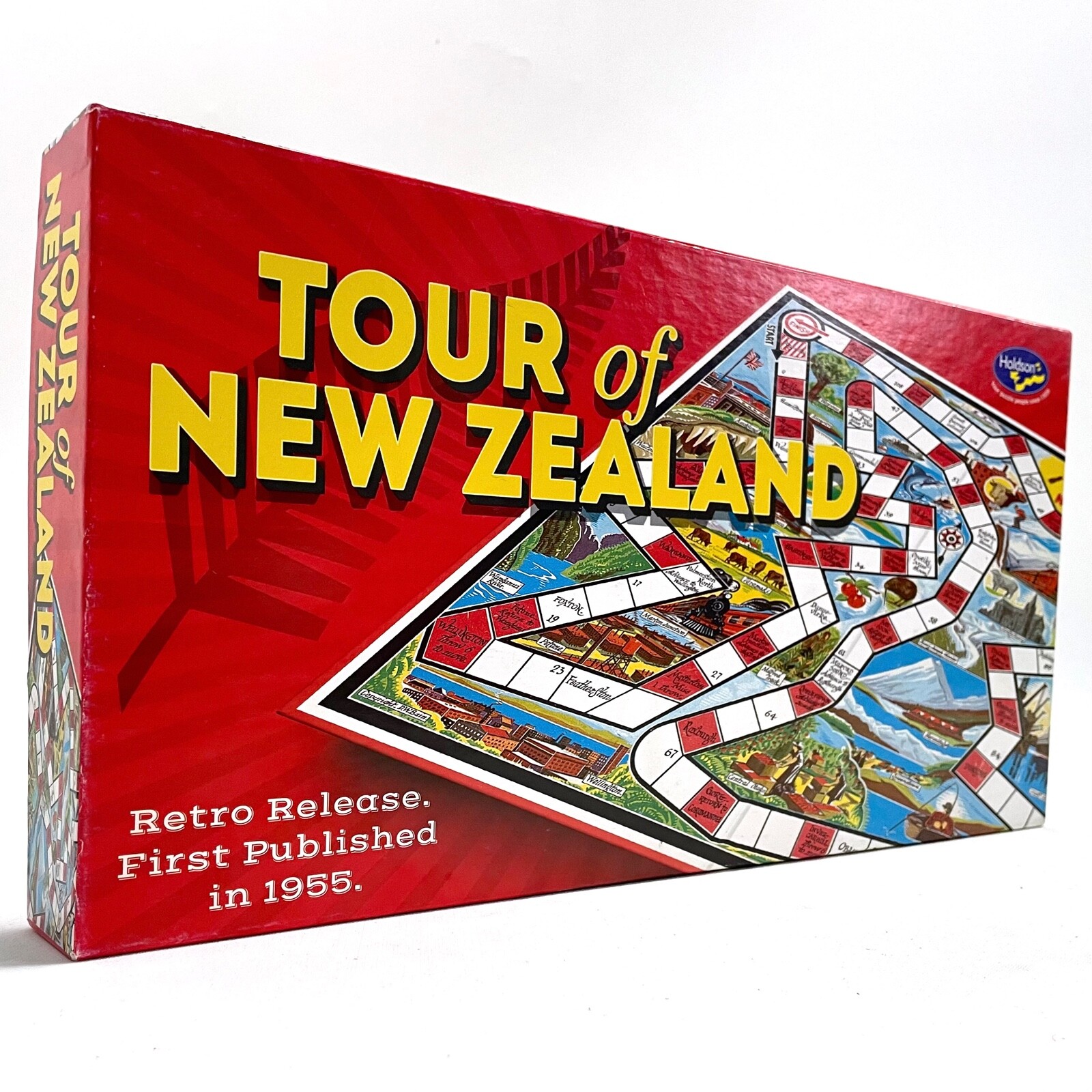 Tour of New Zealand Board Game – Excellent Condition – Holdson – Made in NZ