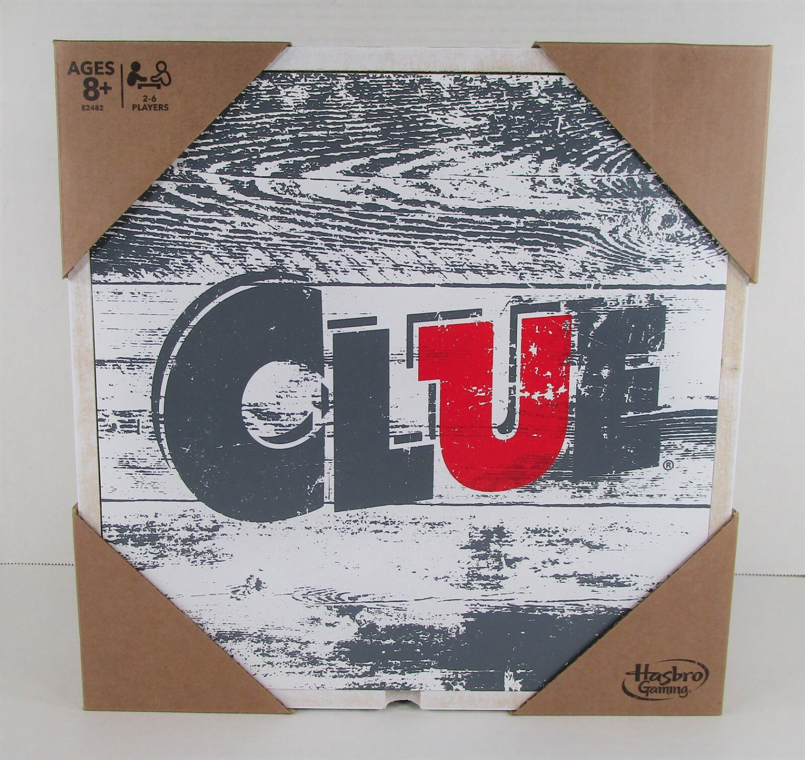 Hasbro CLUE Rustic Edition Collectible Wood Box Crime Board Game Parker Brothers