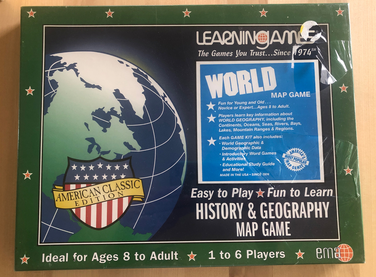 World Map Game Learning Game 8+ History And Geography 2000 New