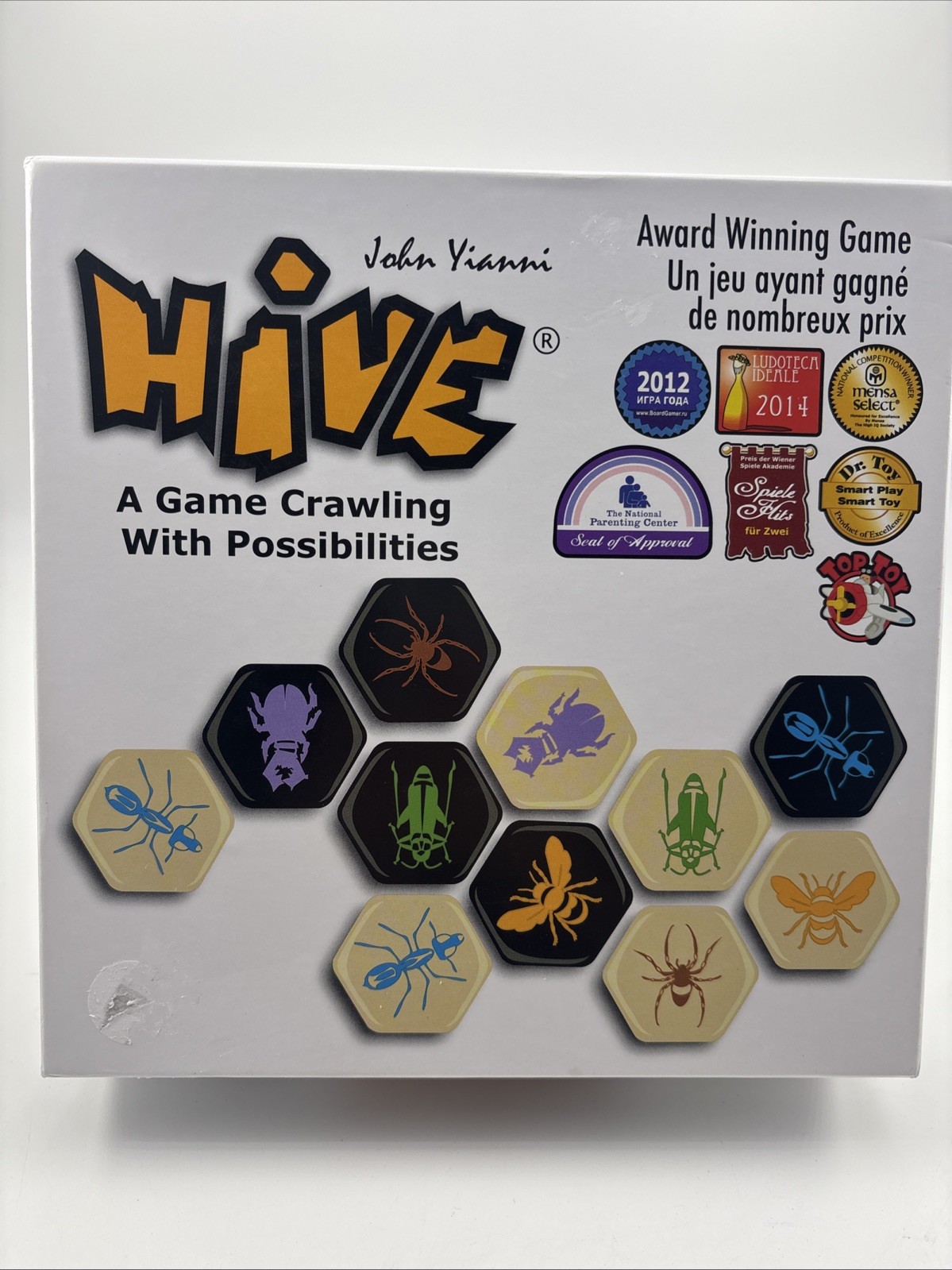 HIVE Game Crawling With Possibilities Award Winning NEW open Box Board Game