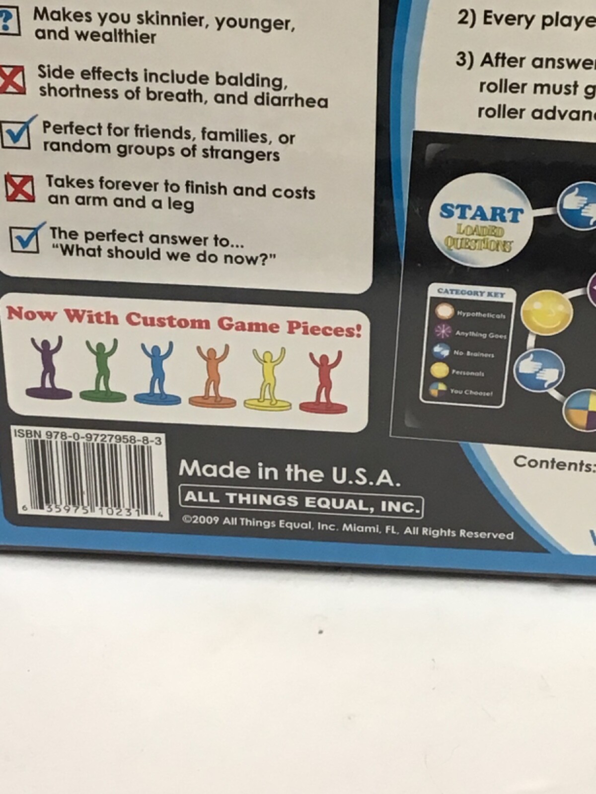 LOADED QUESTIONS Party Game 4-6 Players New