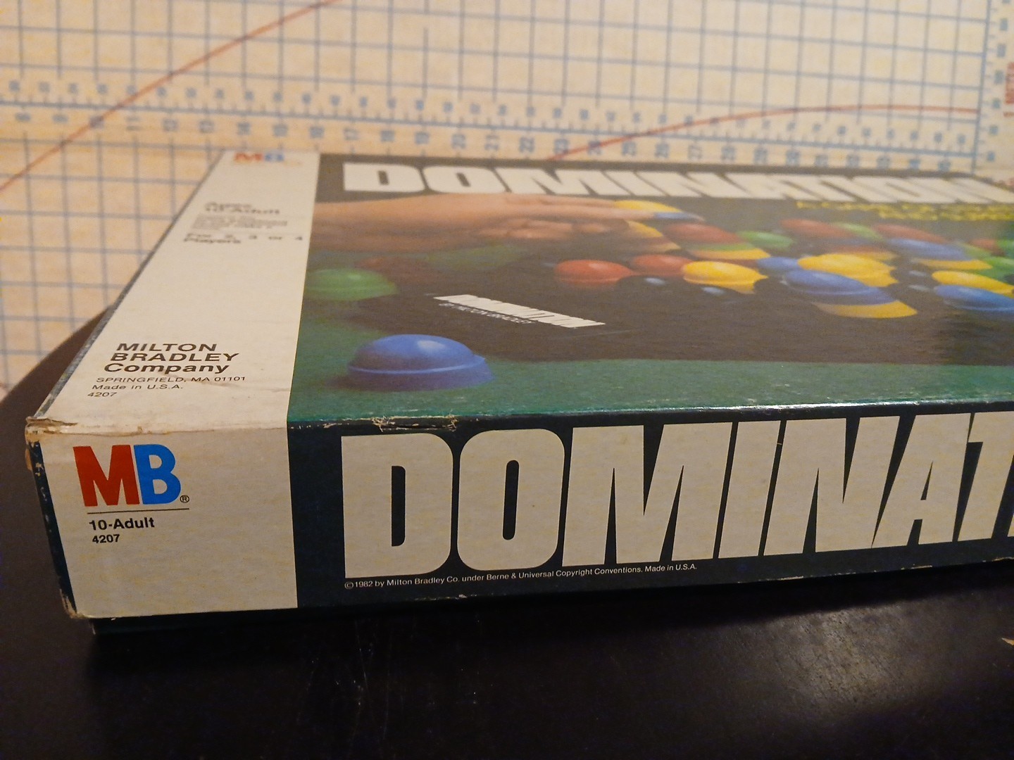 Domination Board Game by Milton Bradley 1982
