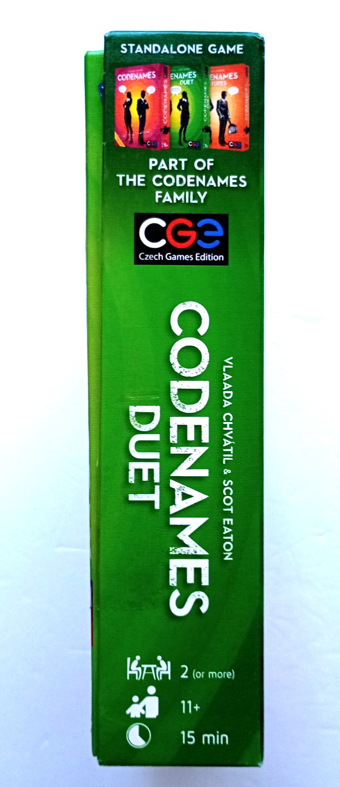 Codenames Duet Word Deduction Game for Two Players by Czech Games New Open Box