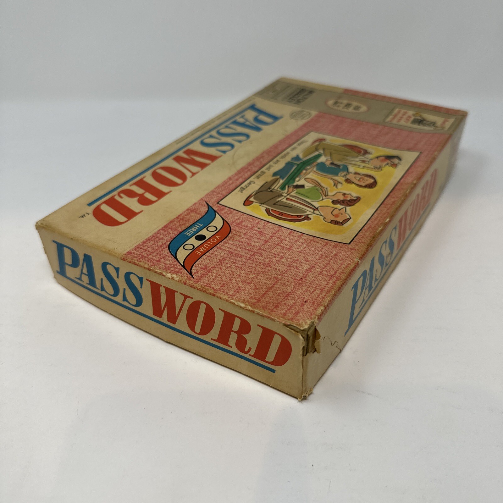 Vintage Password Game 1963 Complete Milton Bradley 4260 USA