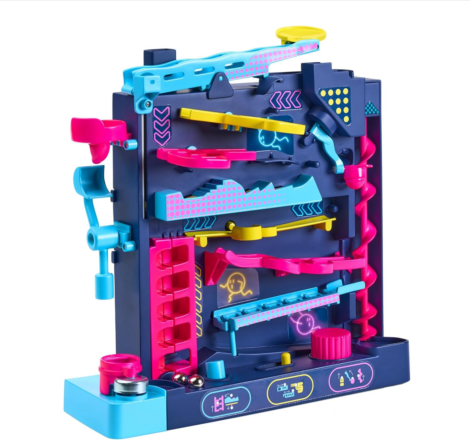 Screwball Scramble Level up Marble Maze – Vertical Beat-The-Clock Marble Run …