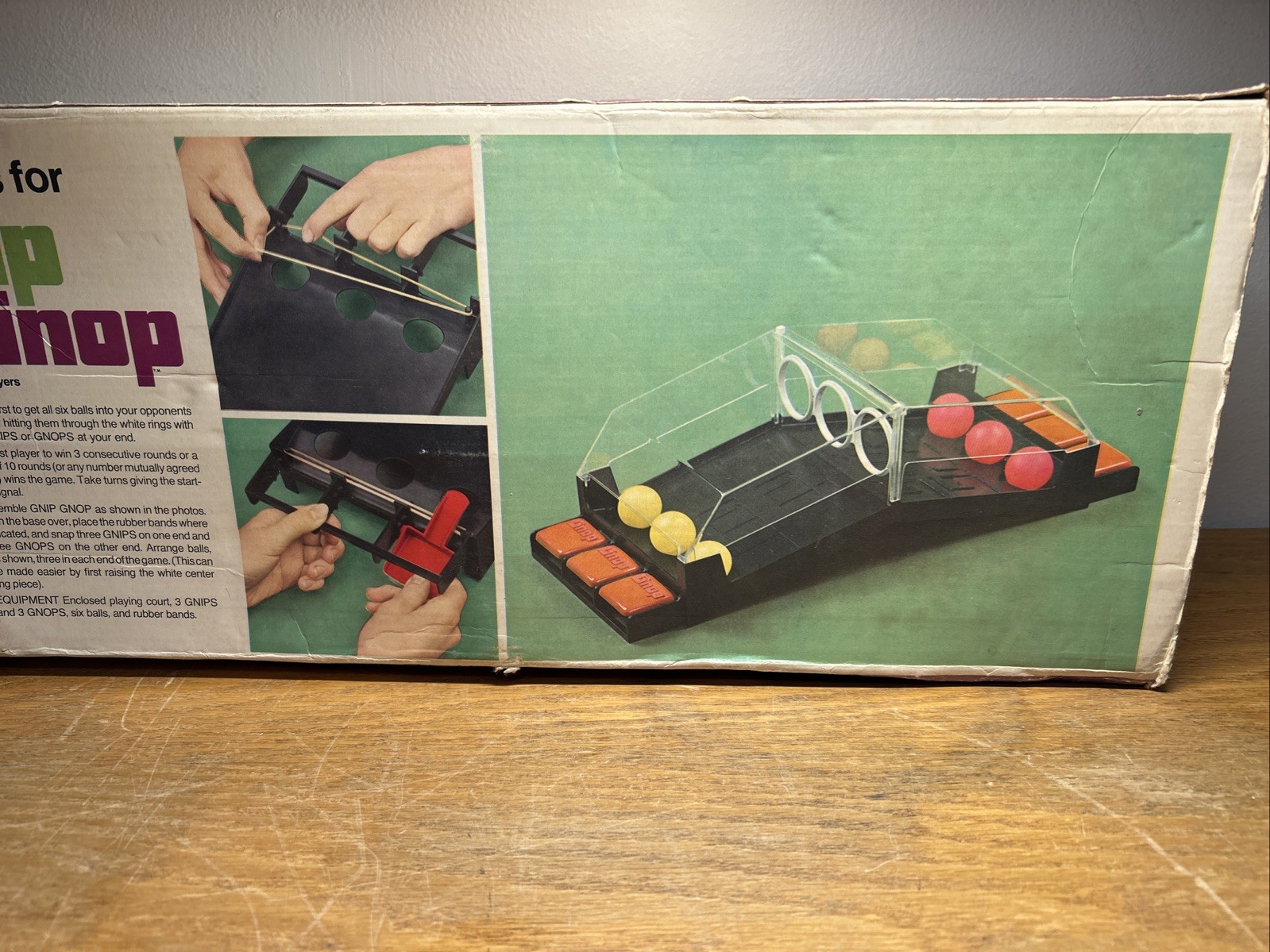 VINTAGE PARKER BROTHERS GNIP GNOP GAME 1971 – READ PLEASE
