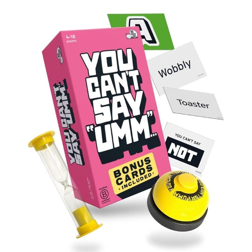 Big Potato Games You Can’t Say Umm Word Party Game 4-10 Players Bonus Cards 2024