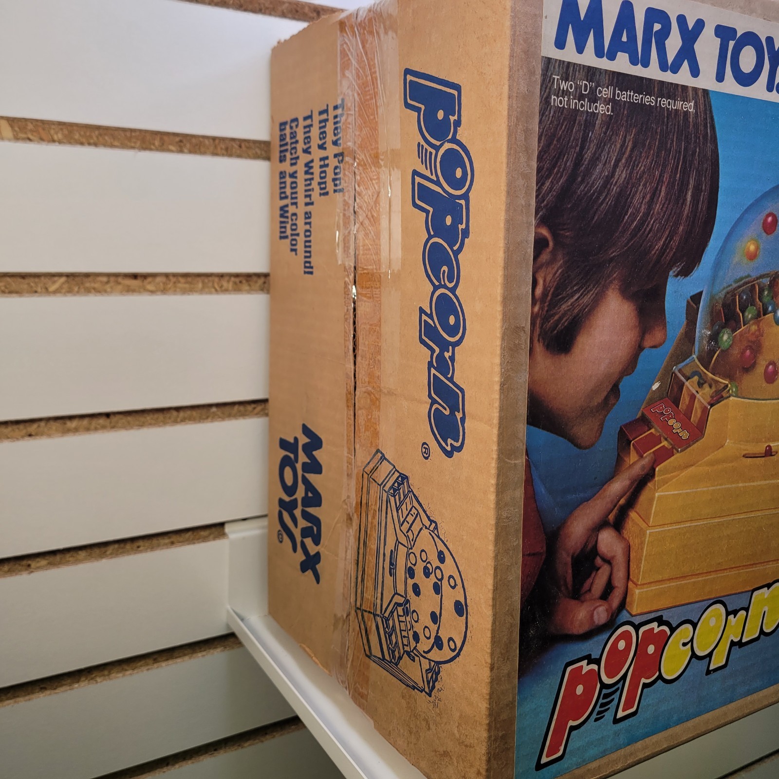 Vtg MARX Toys Popcorn Game w/Box Battery-operated Tabletop Please Read