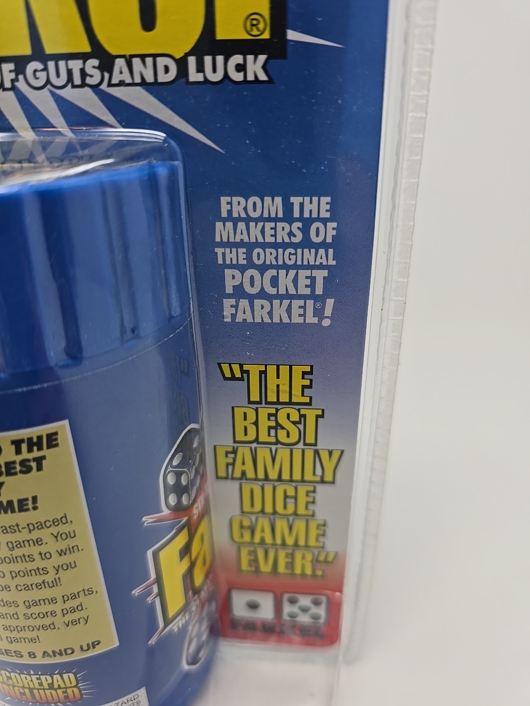 NEW – Six-Dice Farkel The Classic Game of Guts and Luck Legendary Travel Family