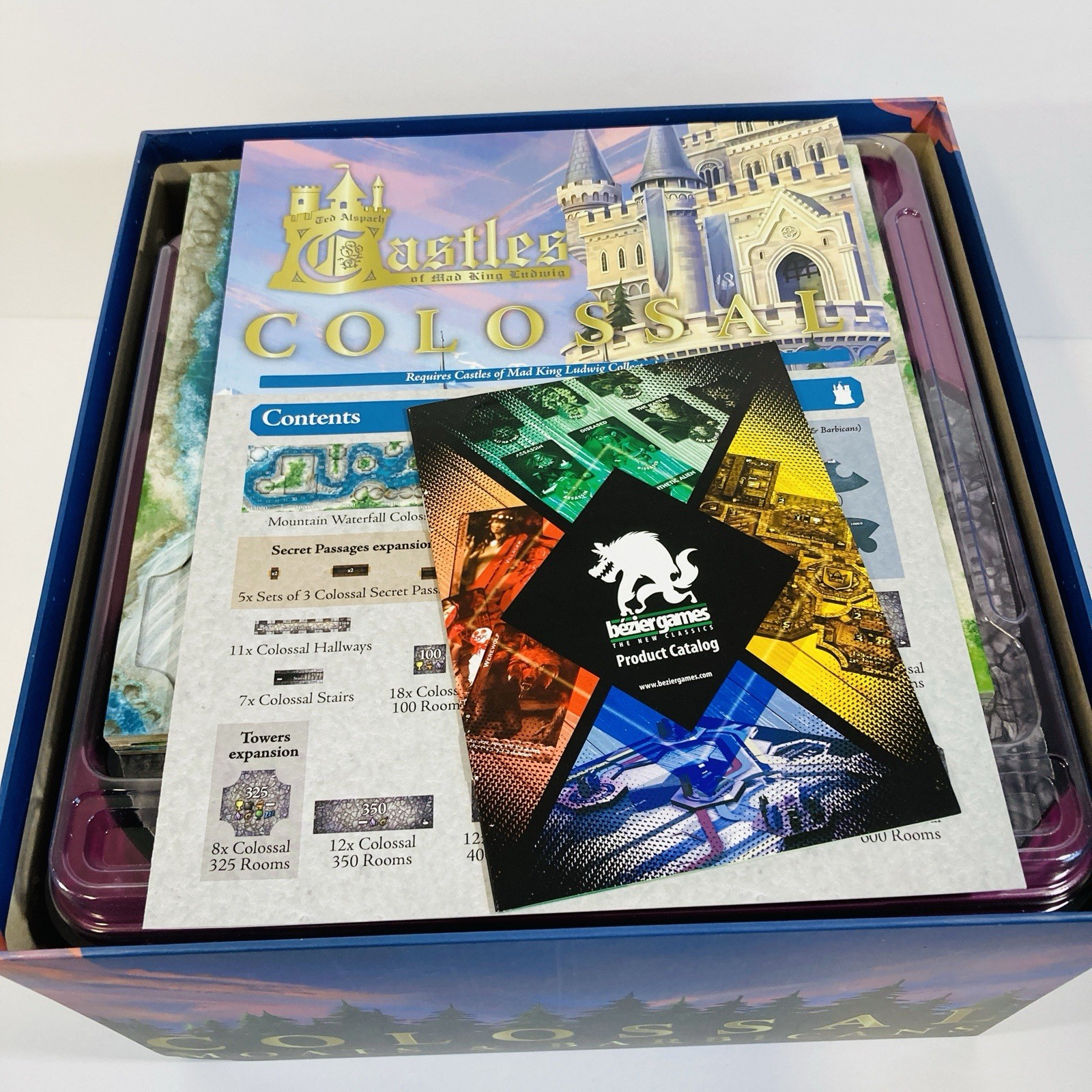 CASTLES OF MAD KING LUDWIG COLOSSAL EXPANSION Collector’s Ed w/Moats & Barbicans