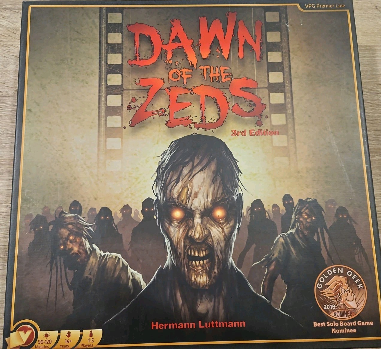 Dawn of the Zeds Board Game 3rd Edition 100% Complete Zombie