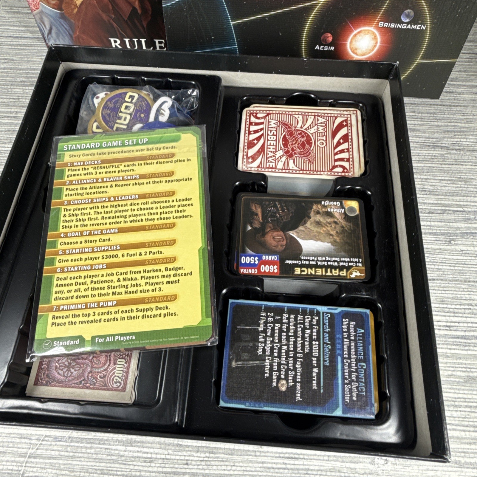 Joss Wheadon’s Firefly: The Game Gale Force Nine 2013 1-4 Players COMPLETE