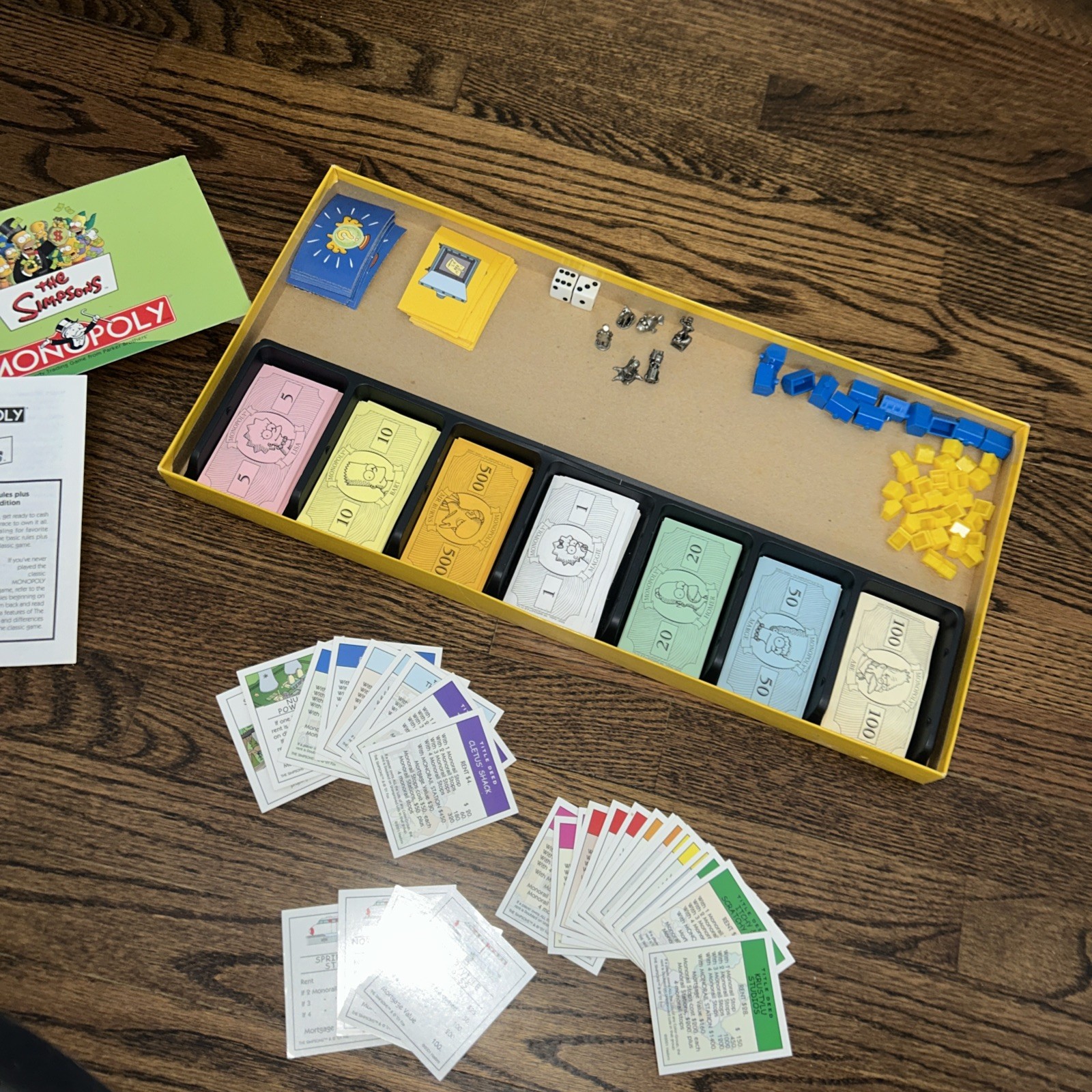 Hasbro Monopoly The Simpsons Edition Board Game Complete