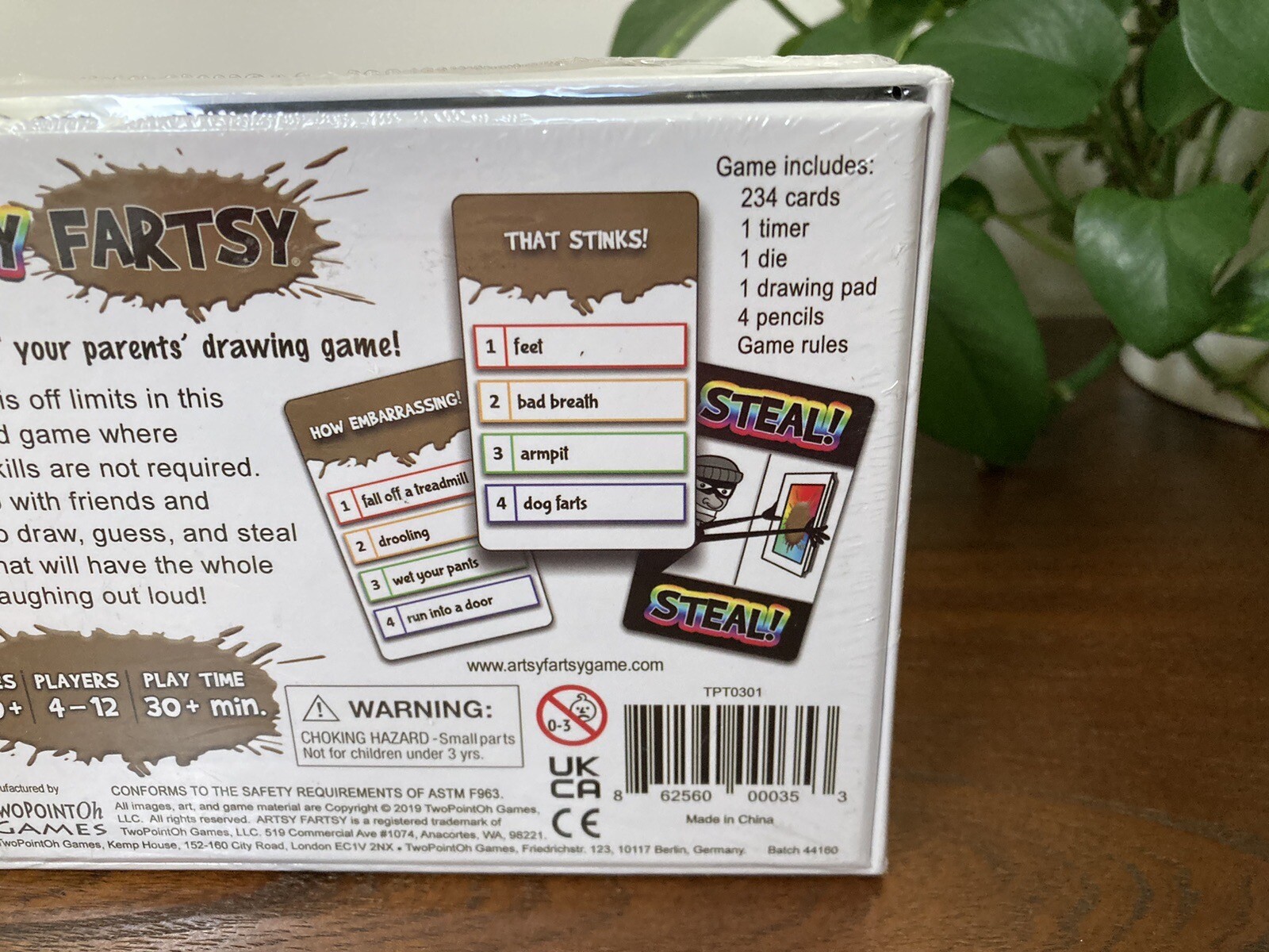 Artsy Fartsy – Not Your Parents’ Drawing Game by TwoPointOh Games NEW SEALED