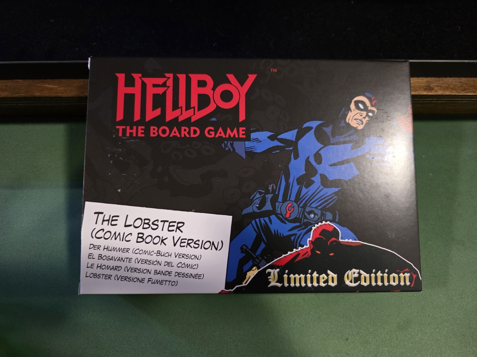 The Lobster Agent Booster Expansion Limited Edition For Hellboy the Board Game