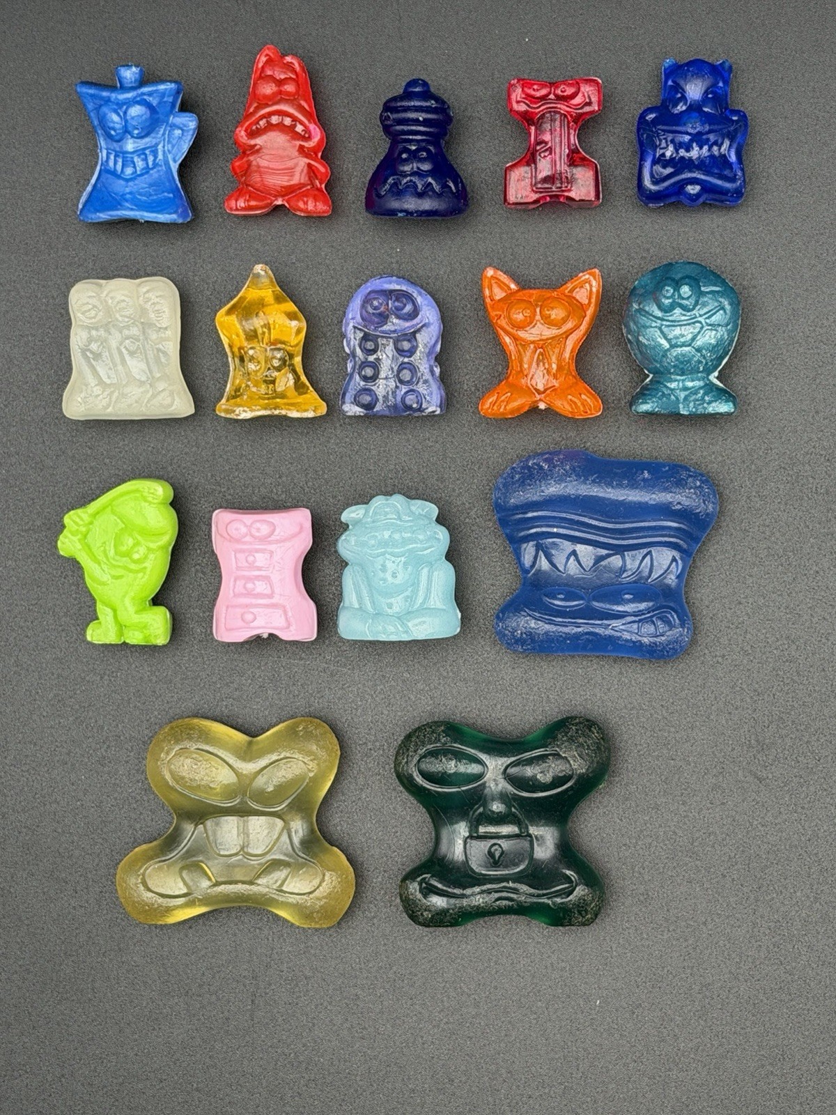 Lot of 76 Classic Gogo’s Crazy Bones Damaged Mixed Series Play Lot
