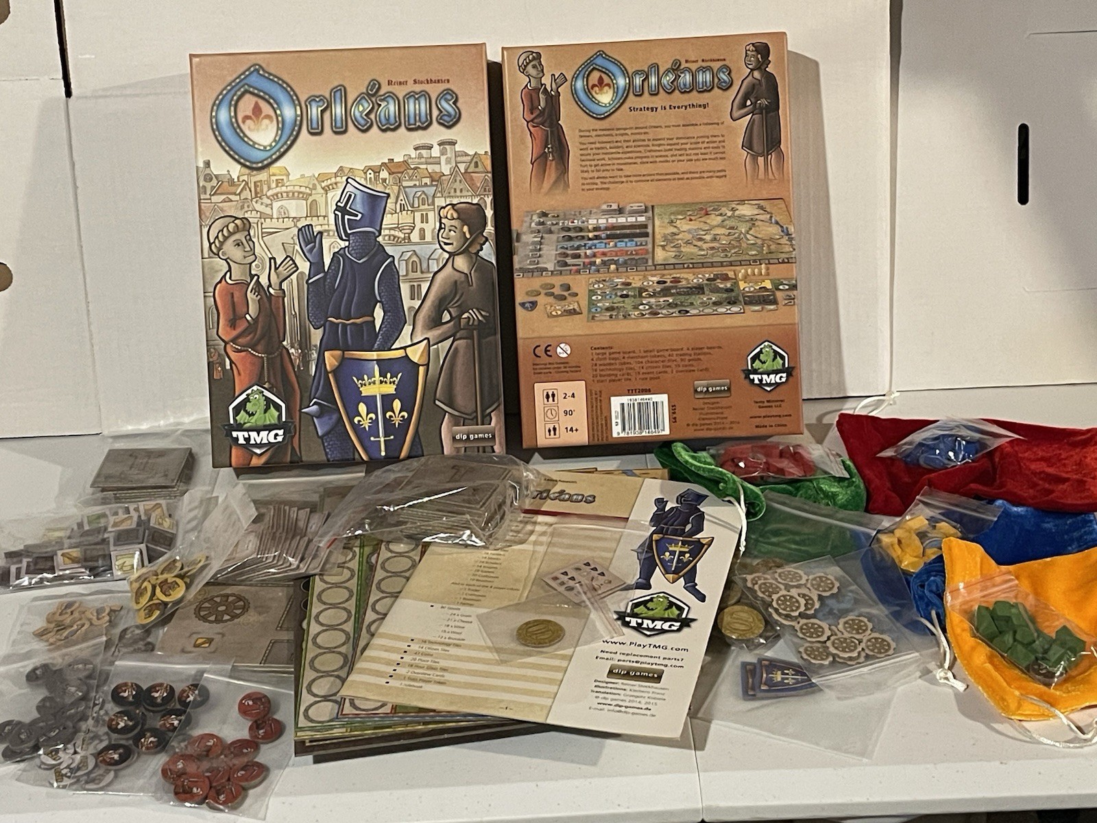 Orléans Board Game – dlp Games / Capstone – 100% Complete Orleans Boardgame