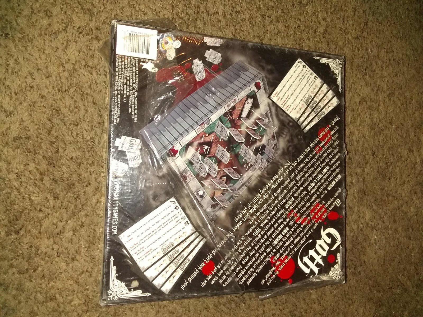 Goth The Game Of Horror Trivia Board Game