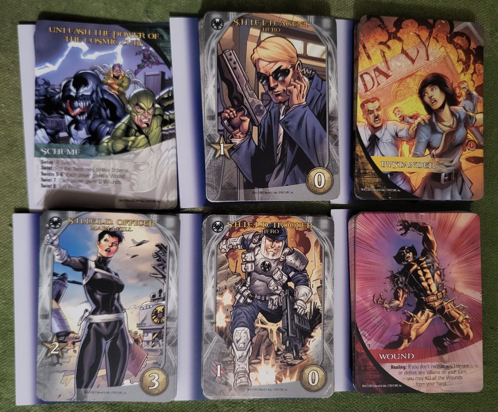 Marvel Legendary Upper Deck Card Building Game Complete with Three Promos