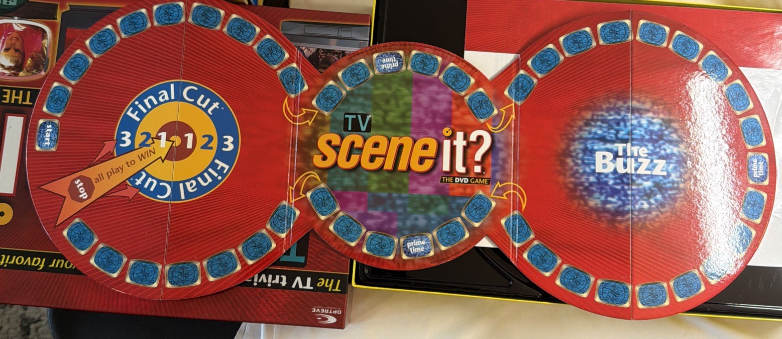 TV Edition Scene It? DVD Trivia Board Game 2005 Family Friends Mattel