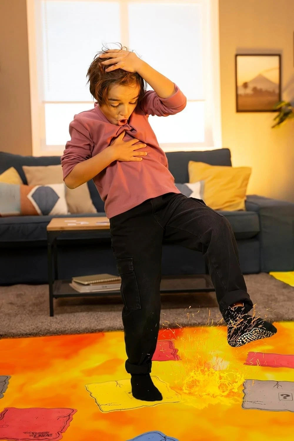 The Original The Floor is Lava! Family Edition – Interactive Game EUC Complete