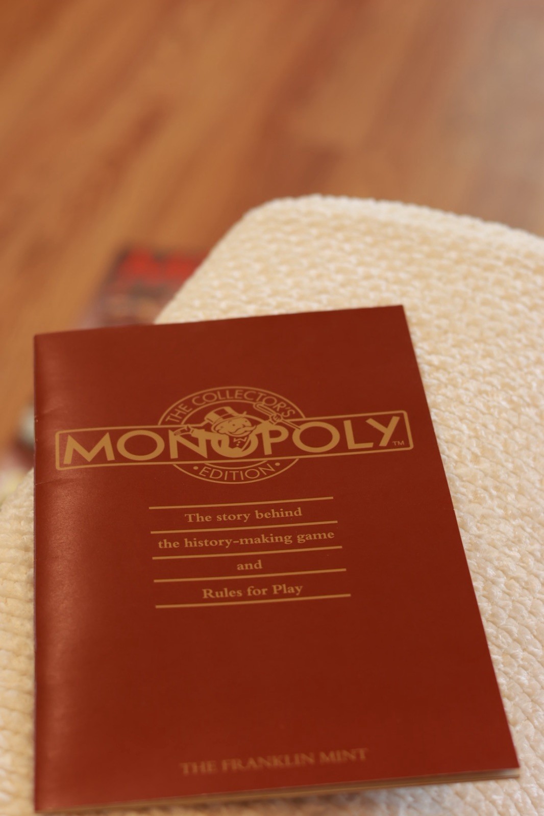 Monopoly The Collector’s Edition Franklin Mint Board Game Complete Set Ages 8+