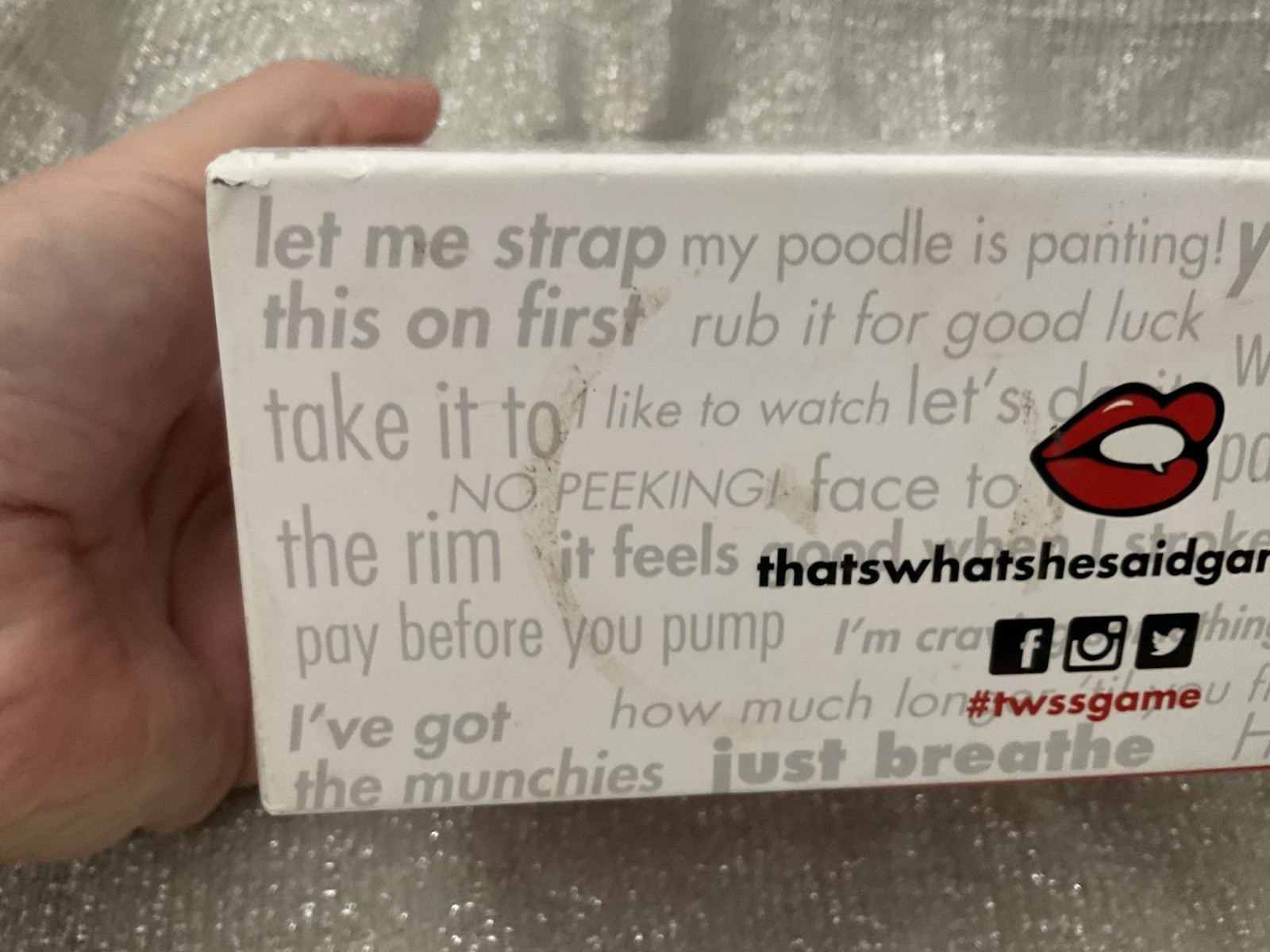 That’s What She Said The Party Board Game of Twisted Innuendos – See Pics