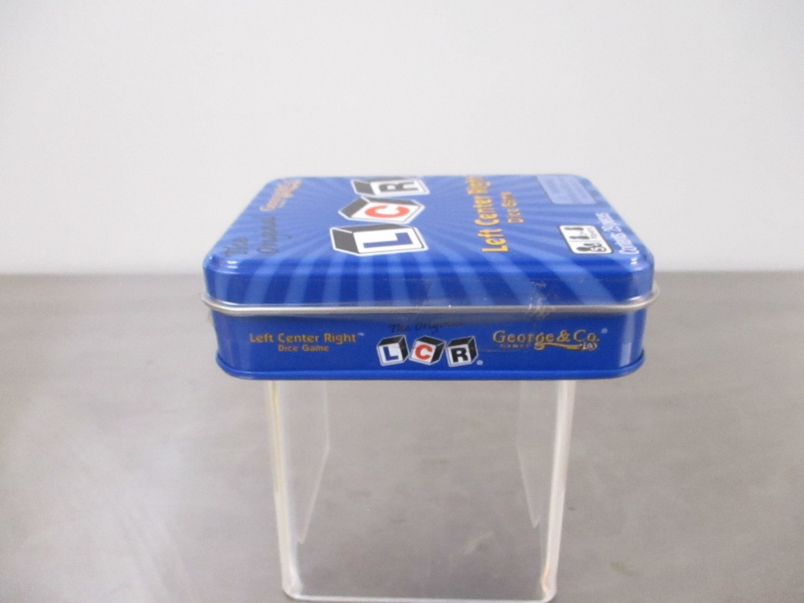 George & Company Llc LCR Left Center Right Dice Game – Blue Tin SEALED!!!