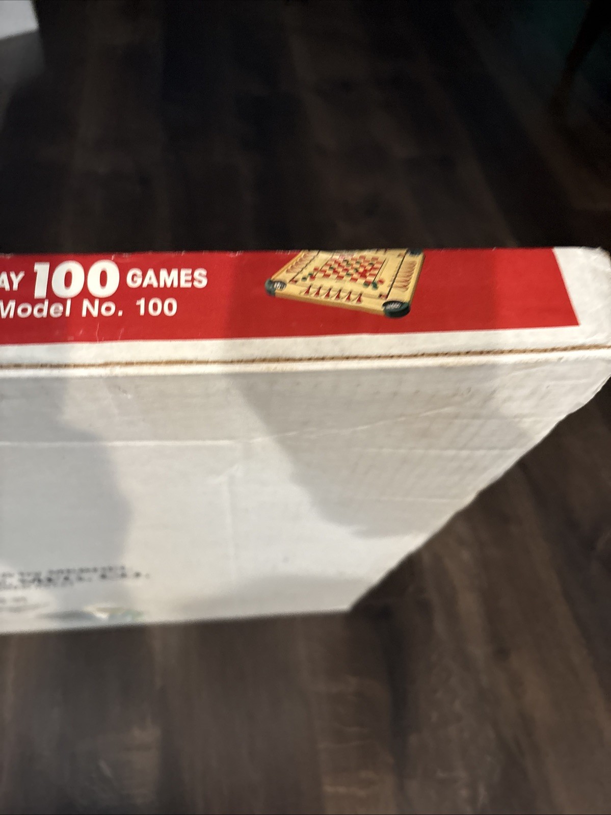 Vintage Carrom Wooden Game Board Table Model 100 Complete NEW Factory Sealed