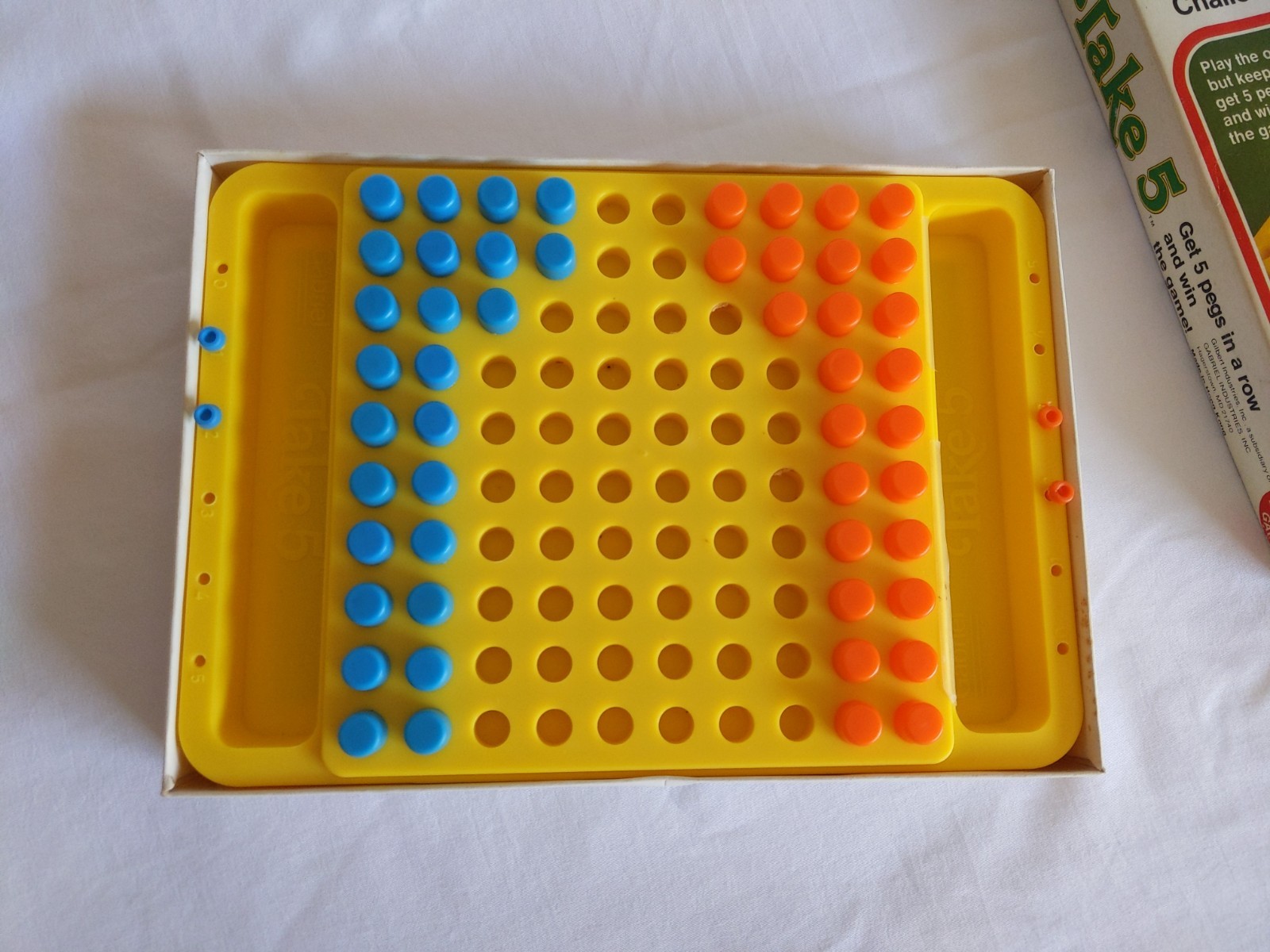 Vintage Gabriel Take 5 Challenging Strategy Puzzler For Two Hi Q Game 77452