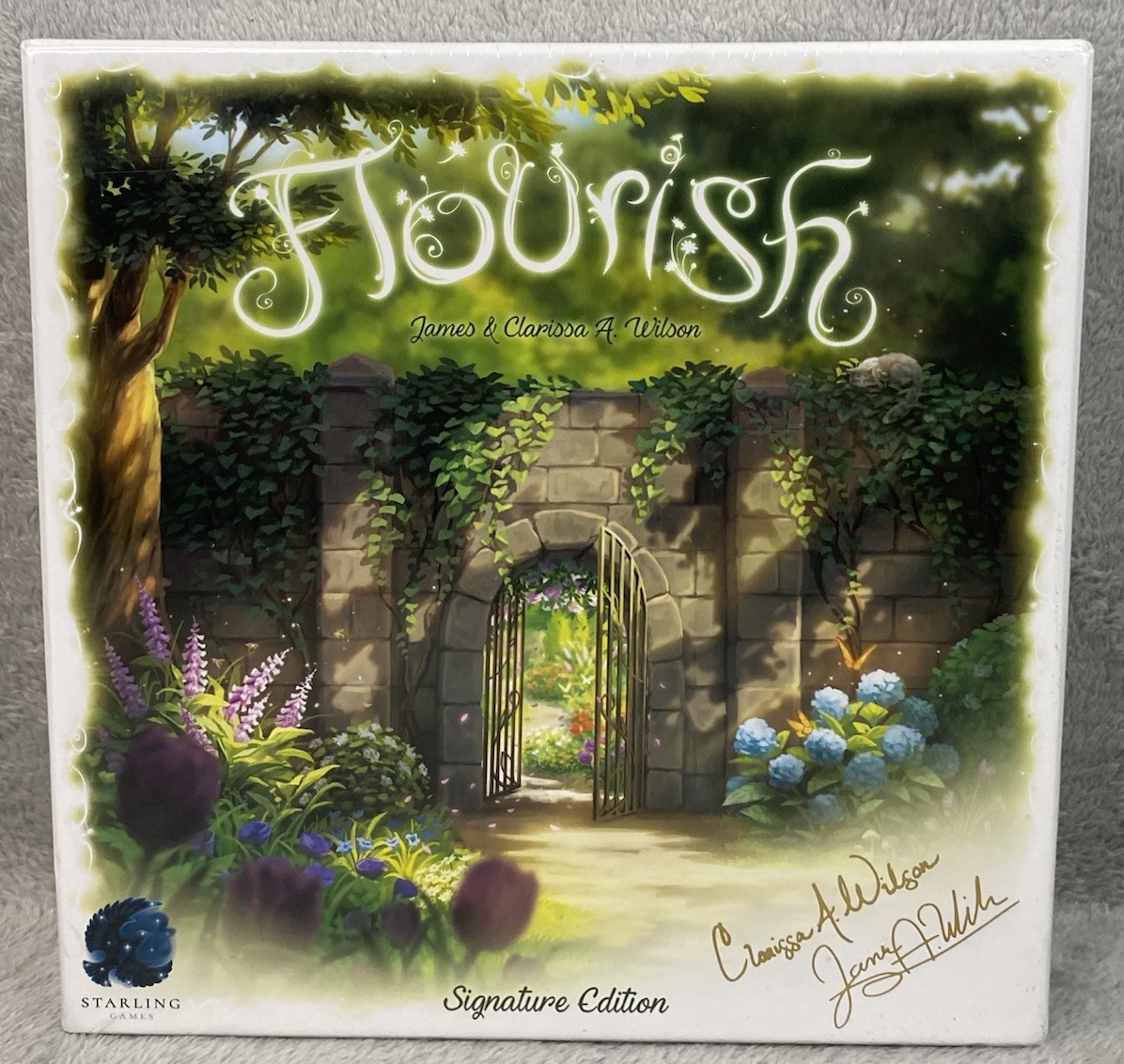 Flourish Board Game James & Carol A. Wilson Signature Edition Starling Games