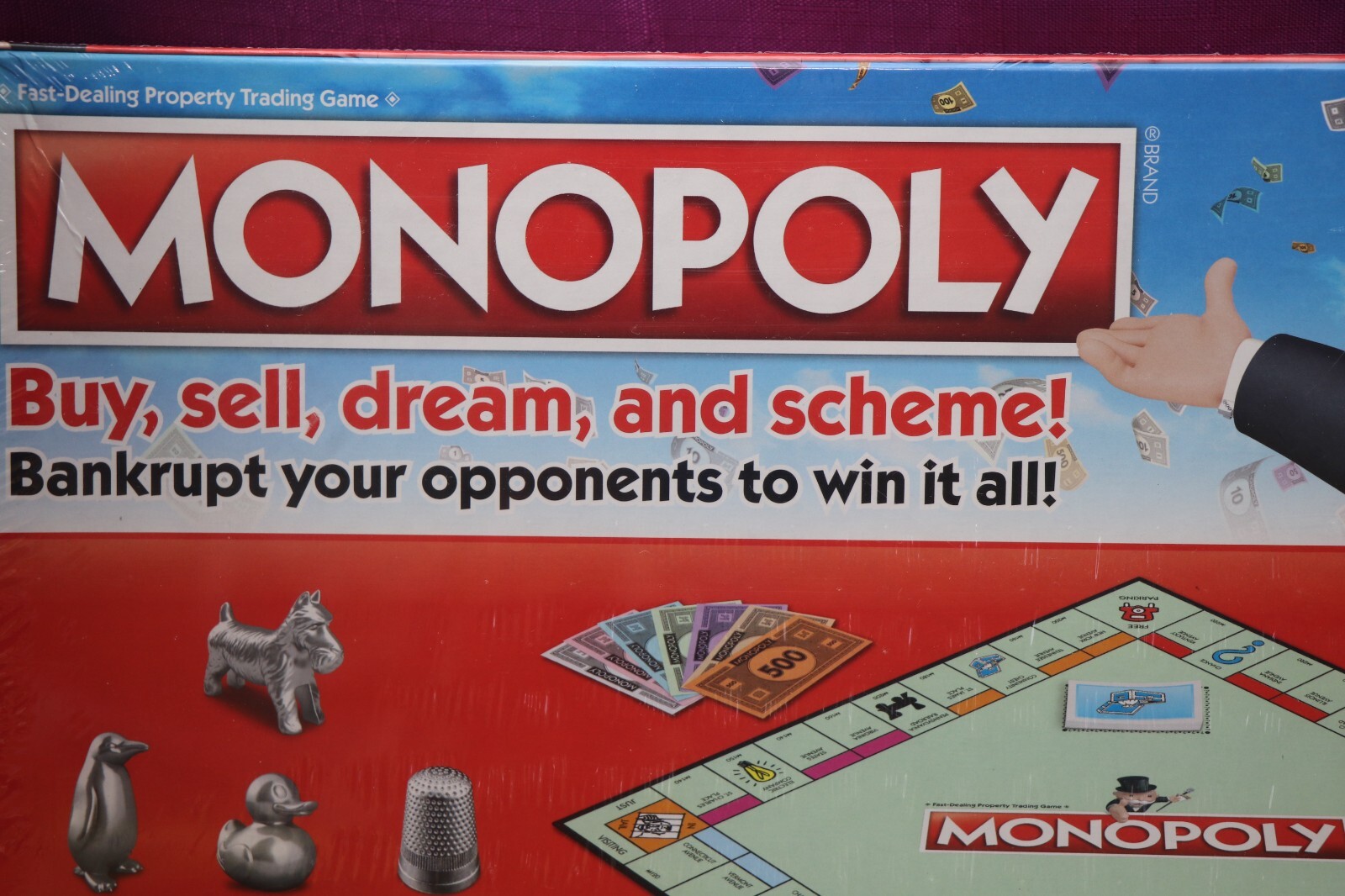 Hasbro Monopoly Token Vote Edition Board Game NEW SEALED