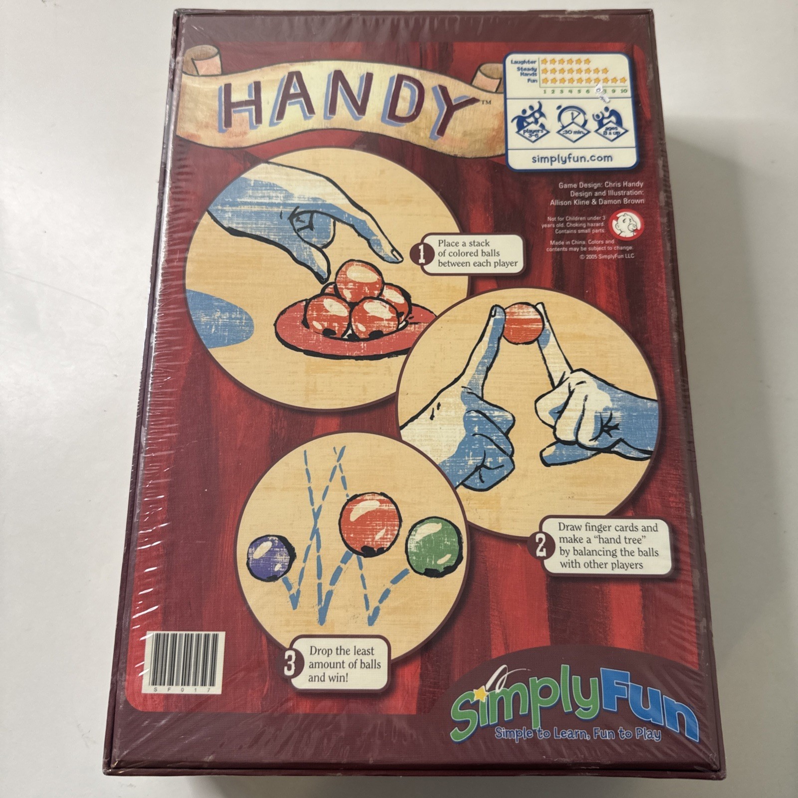 Simply Fun Handy 5 Finger Frenzy Game Hand Eye Coordination Kids Learning New