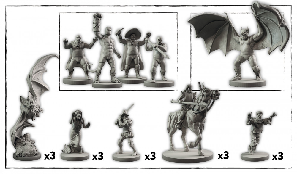 Hellboy: The Board Game Hellboy in Mexico Expansion – Mantic Games Hell Boy YHP