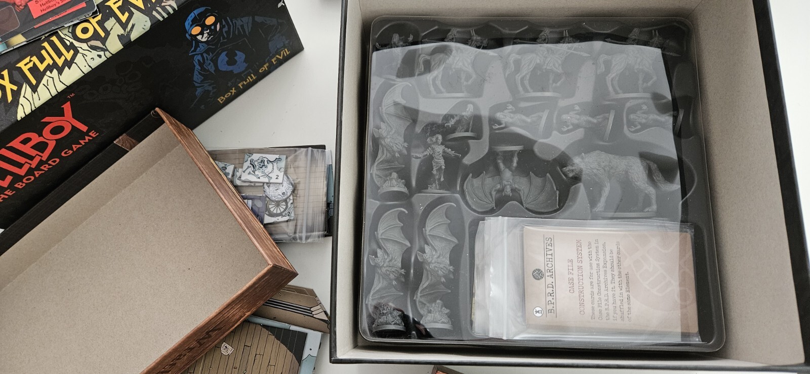 Hellboy Board Game Box Full of Evil Expansion Kickstarter